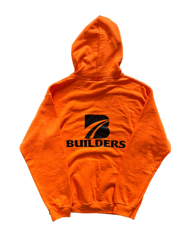 Orange Builders Hoodie - Image 2